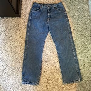 Wrangler Rugged Wear thermal lined jeans.